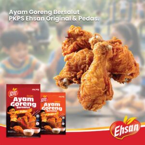 EHSAN Ayam Goreng Bersalut Original 800G